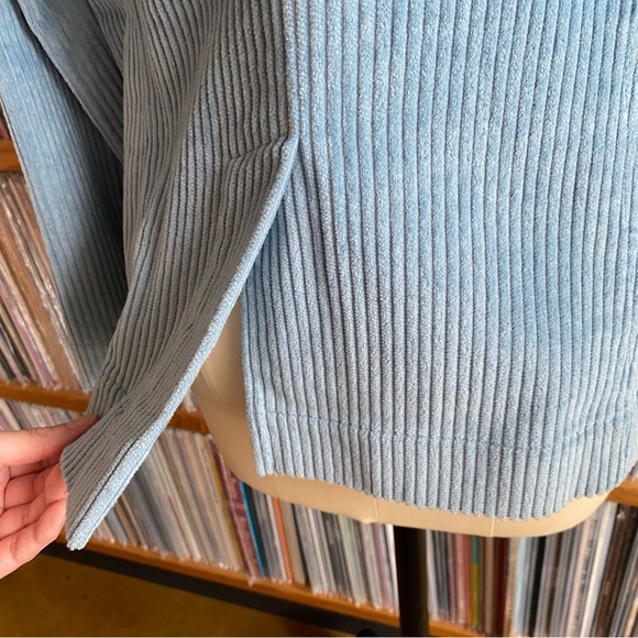 NWT OFFON Baby Blue Corduroy Jacket/Blazer size SMALL - Picture 4 of 7